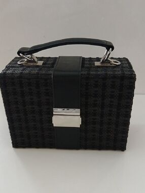 Classic Black Structured Top-Handle Women’s Bag NEW